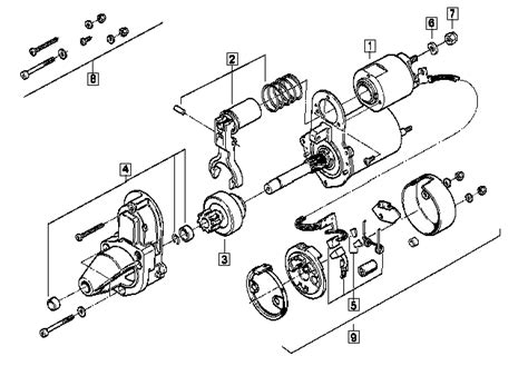 Bosch Starter Motor Parts Diagram