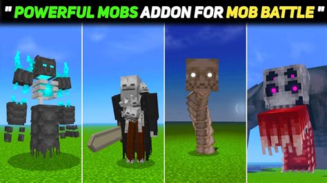 Top 3 Epic Mob Battle Mod For Minecraft Pe 119 Mcpe Mob Battle Mod Devay Gaming Youtube