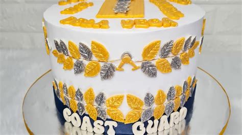 Gumawa Ako Ng Coast Guard Cake Coast Guard Cake With Pastillas Toppers