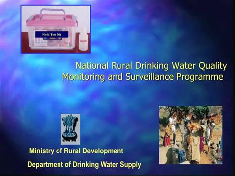 PPT National Rural Drinking Water Quality Monitoring And Surveillance