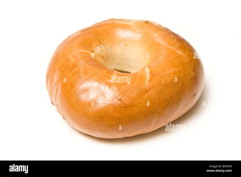 Bagel Isolated On A White Studio Background Stock Photo Alamy