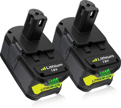 Ulati 2pack Replacement For Ryobi Battery 18v 60ah Lithium