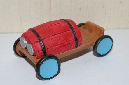 Soapbox cart from a barrels