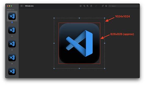 How Do I Convert Icns To Png While Removing The Extra Transparent Area