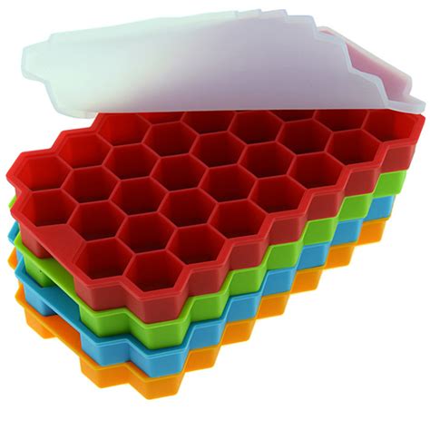 Ice Cubes Food Grade Full Silicone Honeycomb Ice Cube Molds China