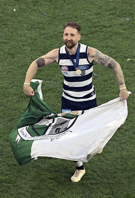 Irish Aussie Rules Footballer Zach Tuohy Flies The Portlaoise Flag