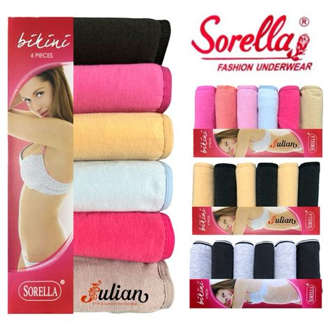 Piece Sorella Original Ultralow Bikini Plain Random Color Cotton