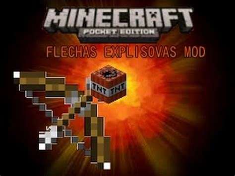 Minecraft Pe X Complemento Flechas Explosivas Mod Youtube