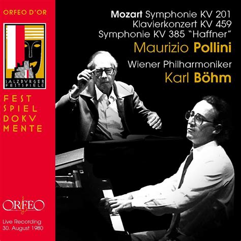 Mozart Symphonies Nos And Piano Concerto No Live By