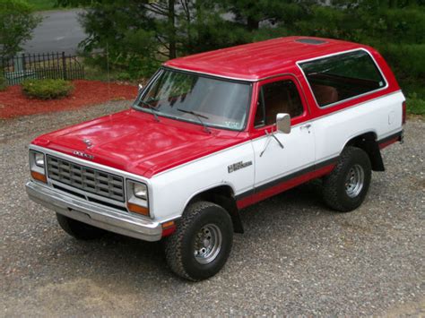 1985 Dodge Ramcharger 150 Royal Se 4x4 Utility One Owner Mopar Plymouth