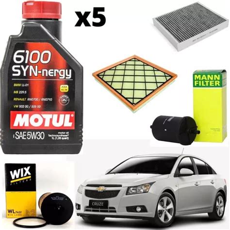 Kit Revis O Motul W Chevrolet Cruze Sport A