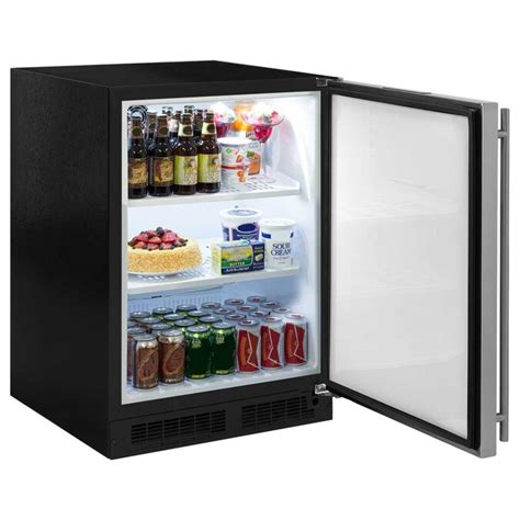 MARVEL 24-IN REFRIGERATOR SS RIGHT HNGE in the Mini Fridges department at Lowes.com