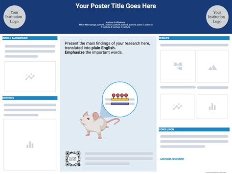 Billboard Minimal Research Poster Landscape 4 BioRender Science