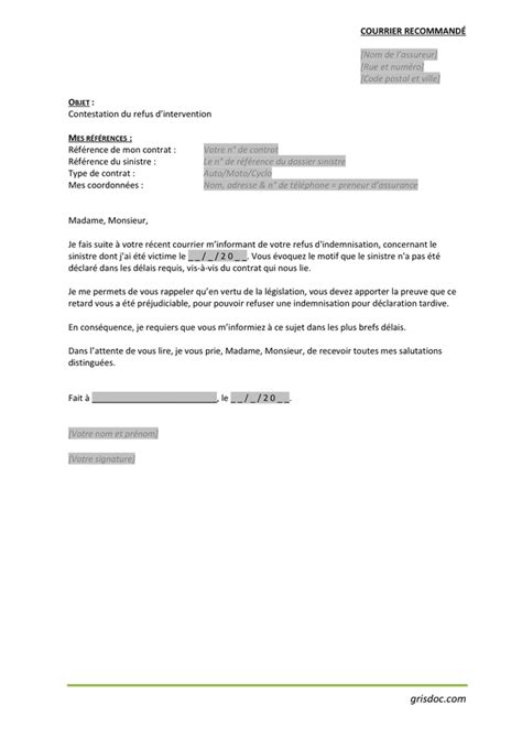 Lettre de contestation téléchargement gratuit documents PDF Word et