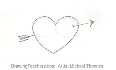 How to Draw a Heart with Arrow