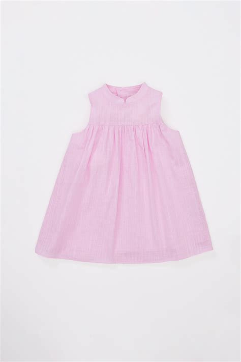 Textured Cotton Dress Our Second Nature
