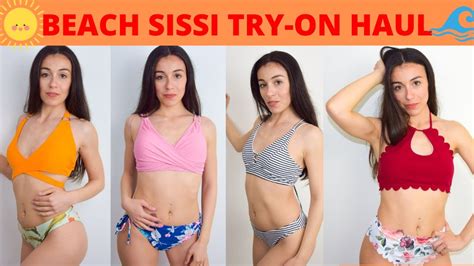 BEACHSISSI BIKINI TRY ON HAUL FIRST IMPRESSIONS ASMR ITA YouTube