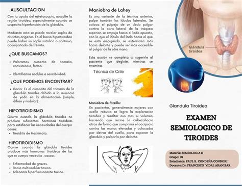 Semiología de glándula Tiroides DEREK CR 23 uDocz