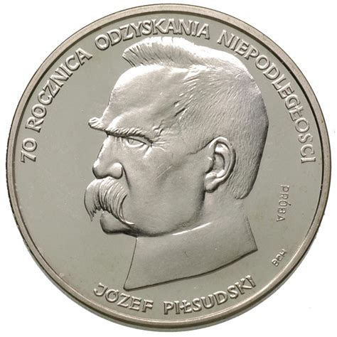 Józef Piłsudski Polska PRL Próbne kolekcjonerskie Katalog