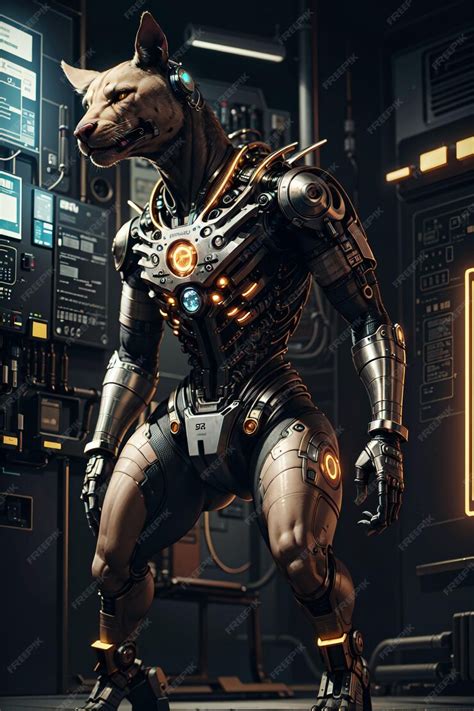 Premium AI Image | Cyborg animal