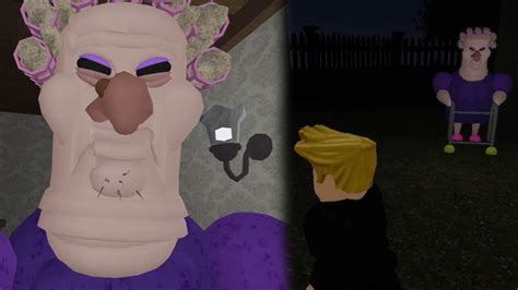 Roblox Grumpy Gran Scary Obby Walkthrough Youtube