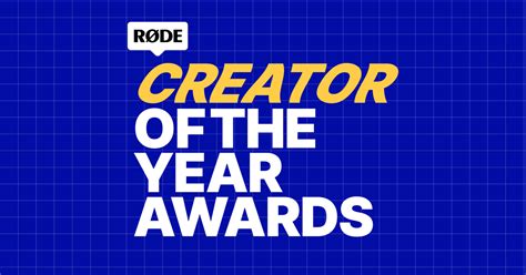 RØDE Creator of the Year Awards 2024