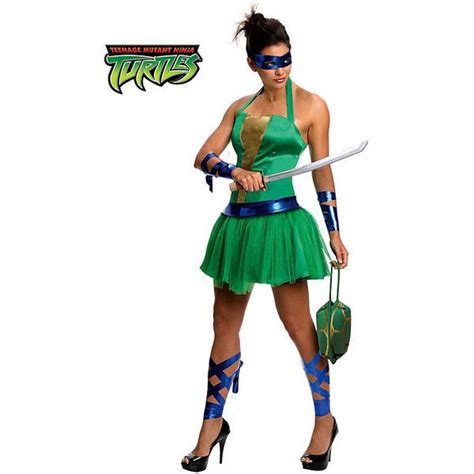 Sexy Teenage Mutant Ninja Turtles Sexy Leonardo Womens Costume Sexy Halloween Costumes Women