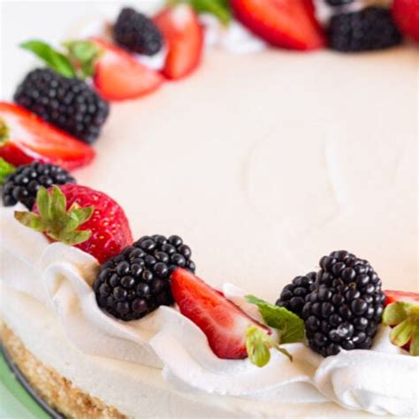 Easy Vanilla No Bake Cheesecake Practically Homemade