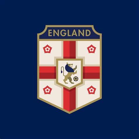 England World Cup Soccer Badges Football Logo Design Fantasy Logo Badge