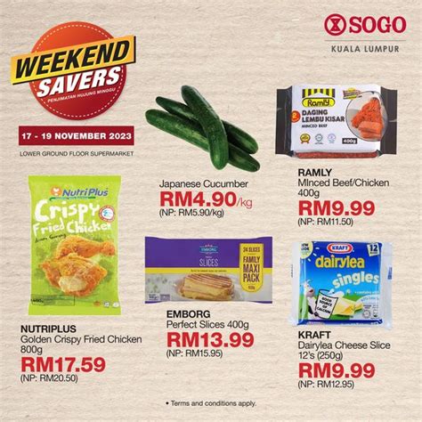 Nov Sogo Weekend Savers Everydayonsales