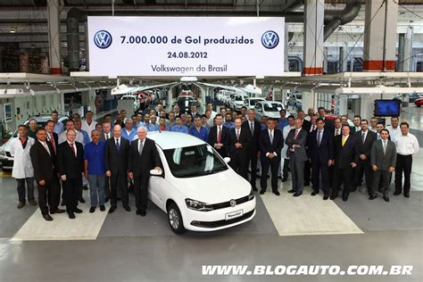 Volkswagen comemora 7 milhões de unidades produzidas do Gol Blogauto