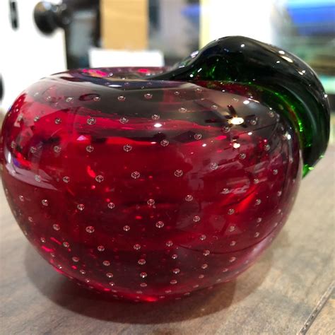 Apple Paperweight Etsy