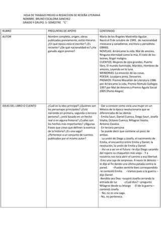 Hoja Previa PDF Descarga Gratuita