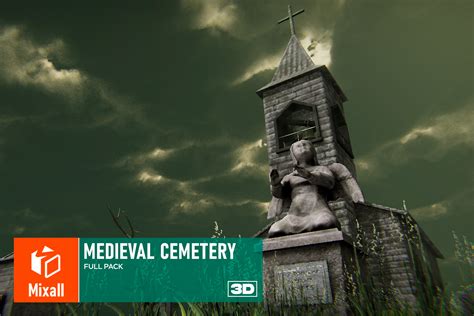Medieval Cemetery - Full Pack | 3D Fantasy | Unity Asset Store
