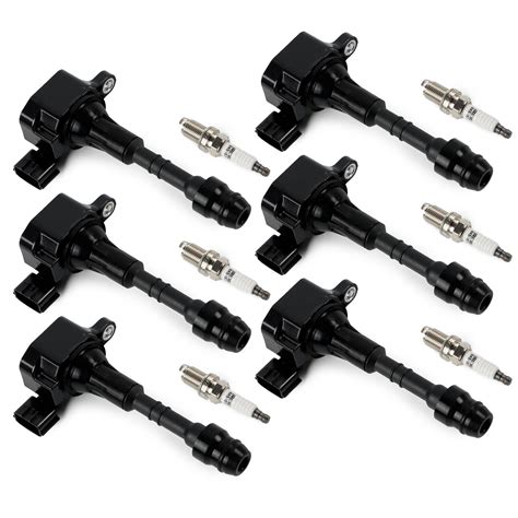 Pack Ignition Coil Iridium Spark Plug For Nissan Maxima Infiniti