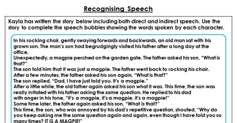 Free Year Recognising Speech Lesson Classroom Secrets Classroom