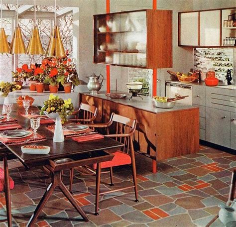 Pin On Mid Century Modest 1960s Kitchens And Their Decor Simple