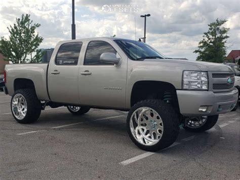 2007 Chevrolet Silverado 1500 With 24x14 73 American Force Flux Ss And