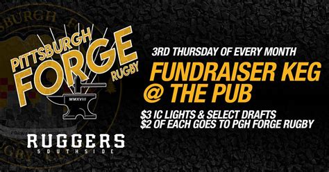 Fundraiser Keg For Pgh Forge Ruggers Ruggers Pub Pittsburgh 18