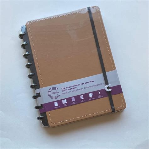 Caderno Inteligente Design Modelo De Disco C 80 Folhas 90g Caramel