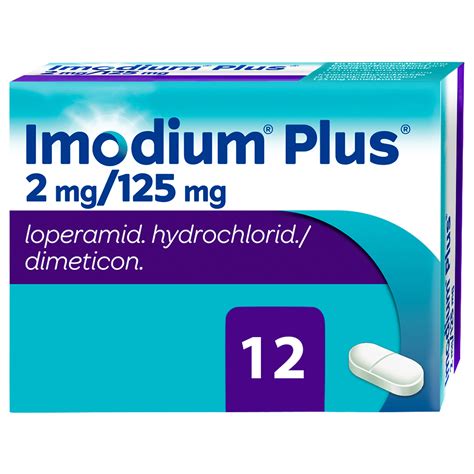 Köp Imodium Plus tablett 2 mg 125 mg 12 st på MEDS se