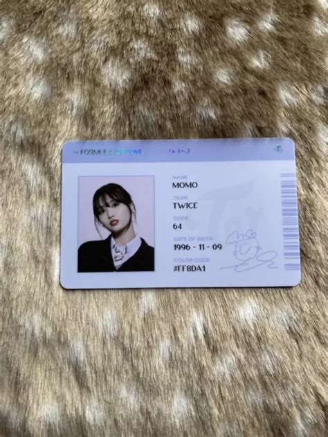 Twice Momo Formula Of Love Id Photocard Official Picclick Uk