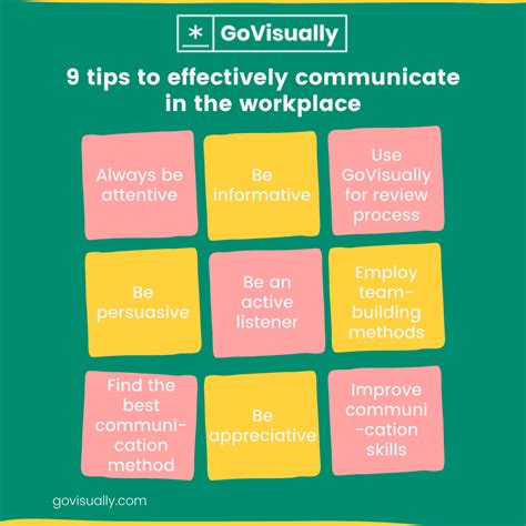 Tips To Win Over Your Workplace With Effective Communication Govisually