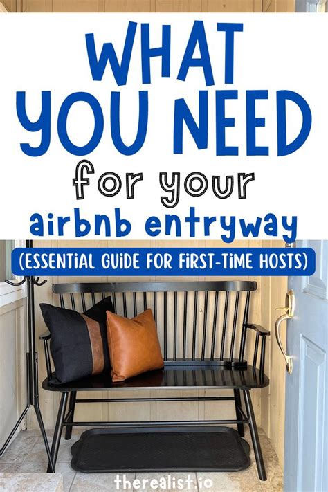 Every Airbnb Host Needs These Entryway Essentials To Ensure A Smooth