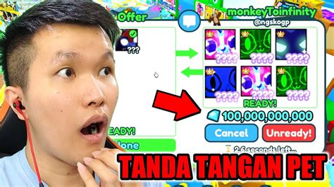 AKU DAPET BANYAK GEMS DARI TANDA TANGAN PET DI PET SIMULATOR X