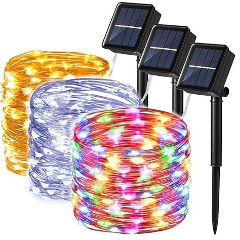 Solar Holiday Led Light Outdoor Waterproof 5m 10m 20m Solar Led String