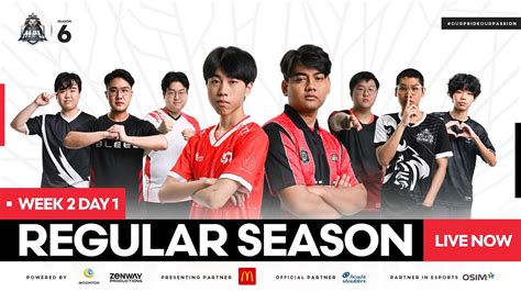 MPL SG Season 6 Regular Season Week 2 Day 1 YouTube