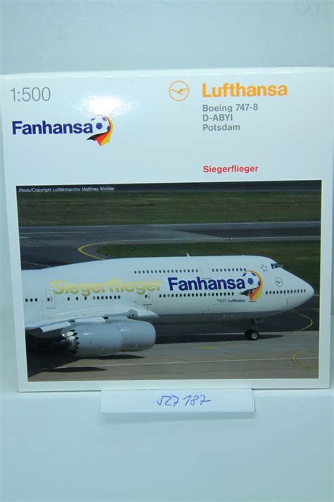 Herpa Boeing I Lufthansa Siegerflieger Ma Stab Mit