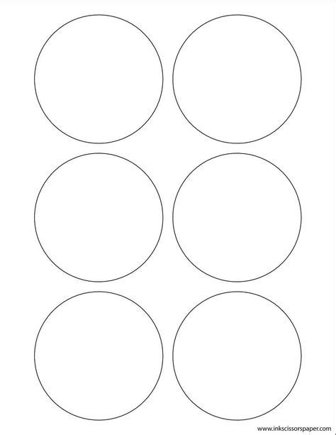 Inch Round Labels Template Free Printable Templates