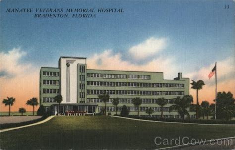 Manatee Veterans Memorial Hospital Bradenton, FL Postcard